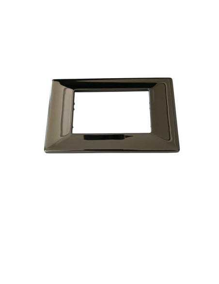 Legrand 070295 Ergo Zama plaque 3 modules noir or